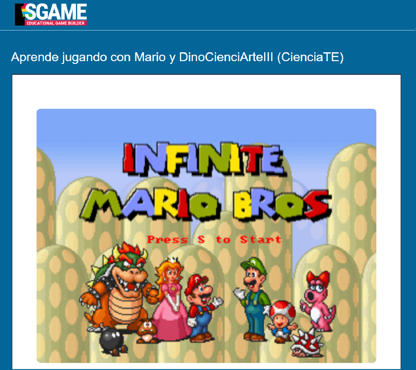 Juego Mario