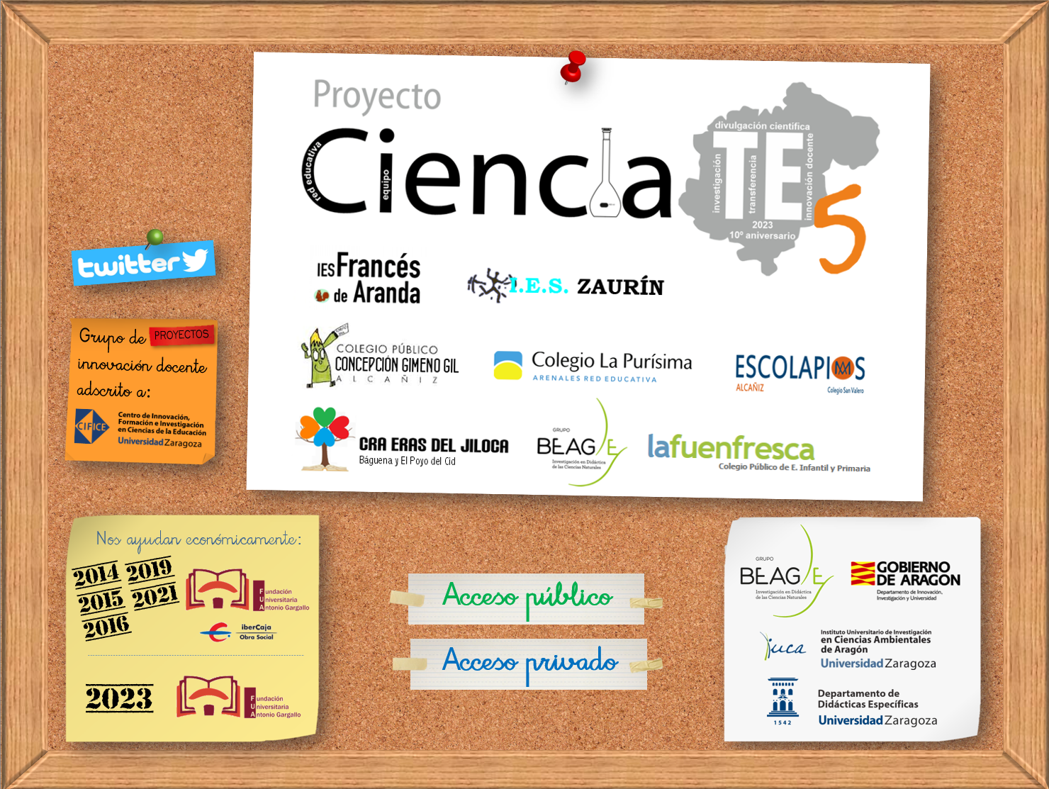 Proyecto CienciaTE · Didáctica de las Ciencias en la Provincia de Teruel